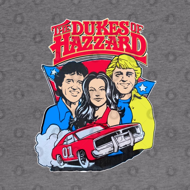 Dukes of Hazzard - Luke, Daisy and Bo by RetroZest